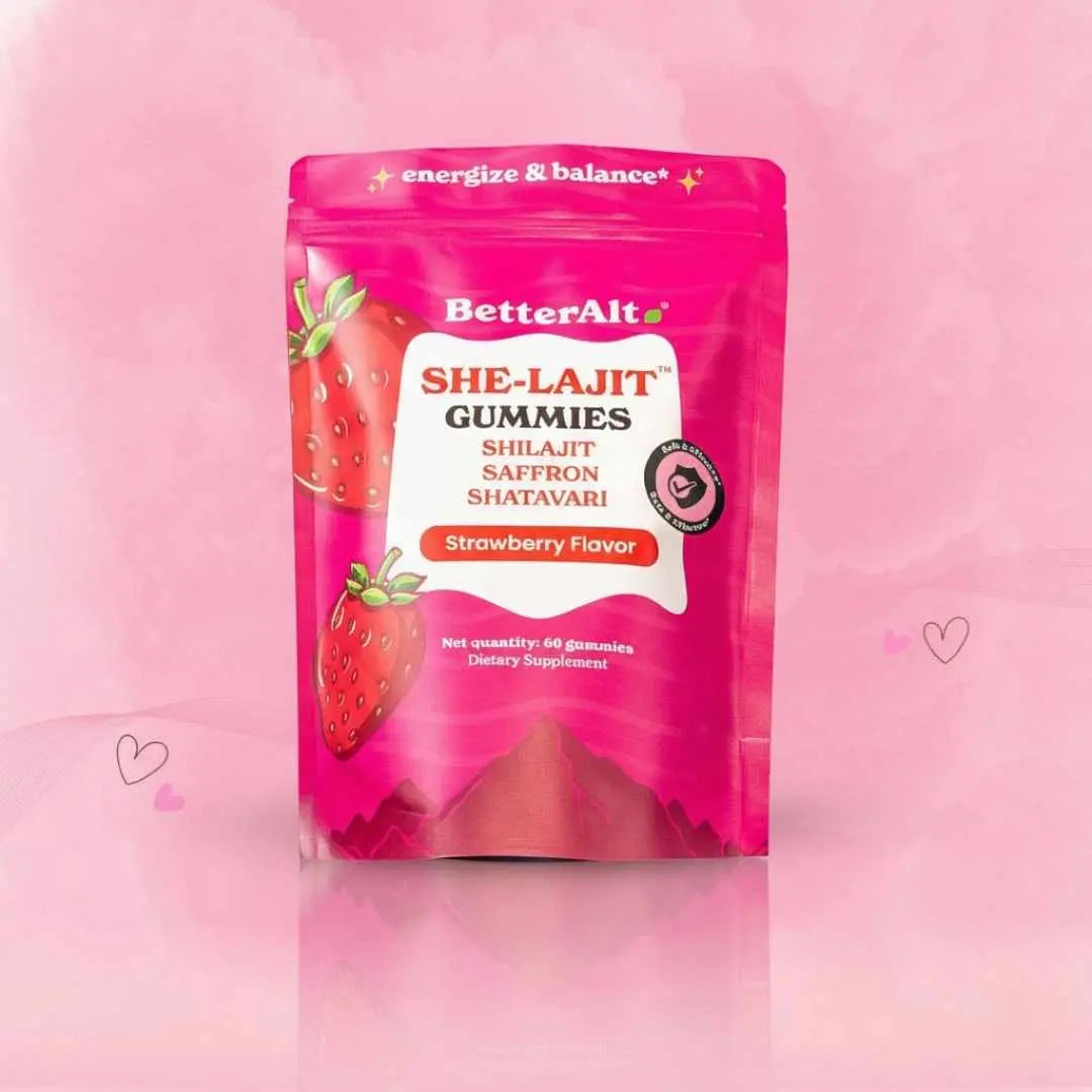 She-lajit Gummies Sabor a Frutilla - Equilibrio Femenino