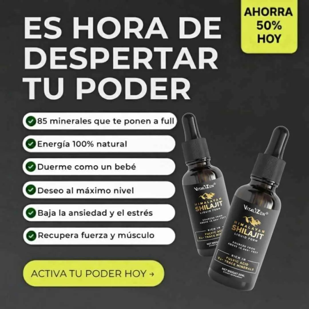 Shilajit Vital Warrior™ Ultra Concentrado